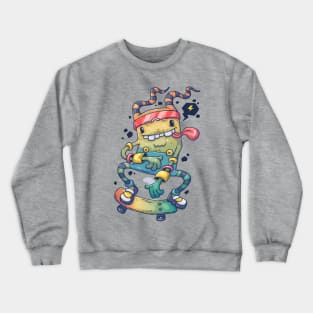 Hipster monster Crewneck Sweatshirt